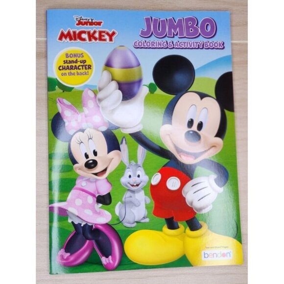 Disney Junior Mickey Easter Jumbo Coloring & Activity Book (2022) NEW - Picture 3 of 3